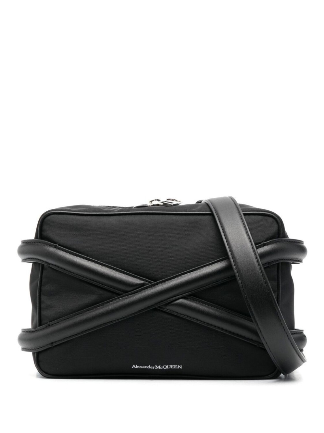 

Alexander McQueen каркасная сумка The Harness, черный
