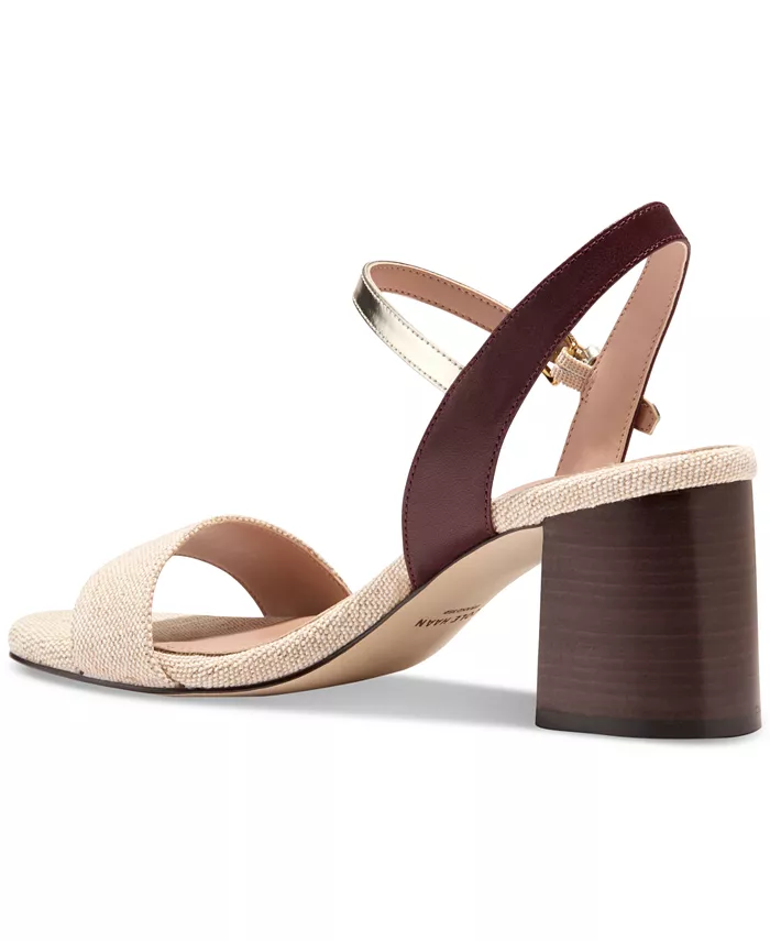 Женские босоножки Josie на устойчивом каблуке Cole Haan, красный — фото 3