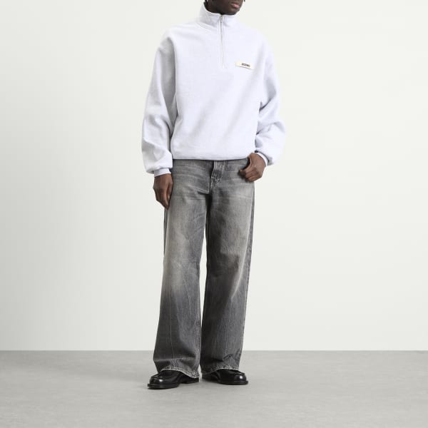 Толстовка на молнии из грогрена Jacquemus, серый 2 — фото 4