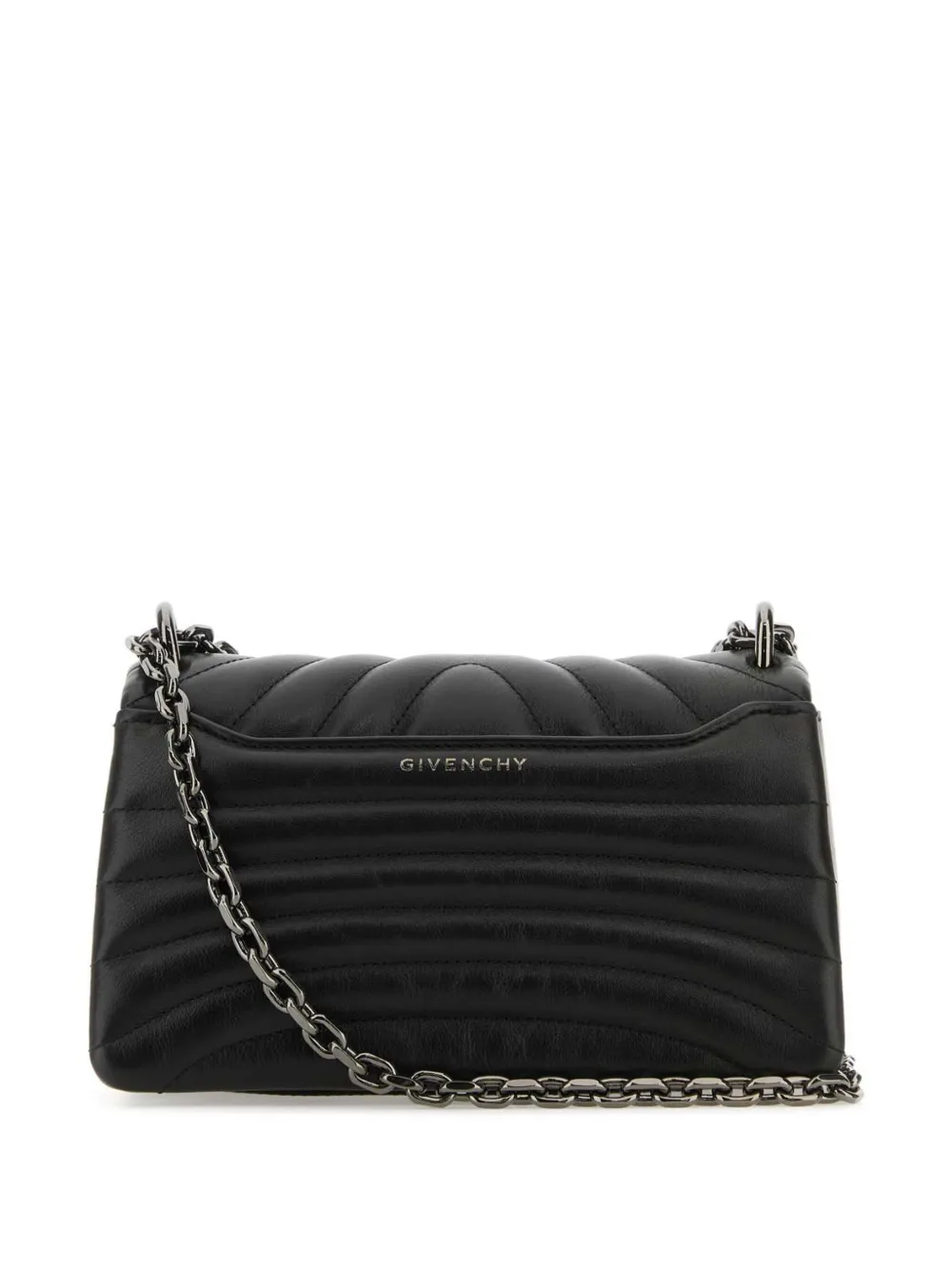 Маленькая стеганая сумка через плечо с логотипом 4G Givenchy, черный — фото 2