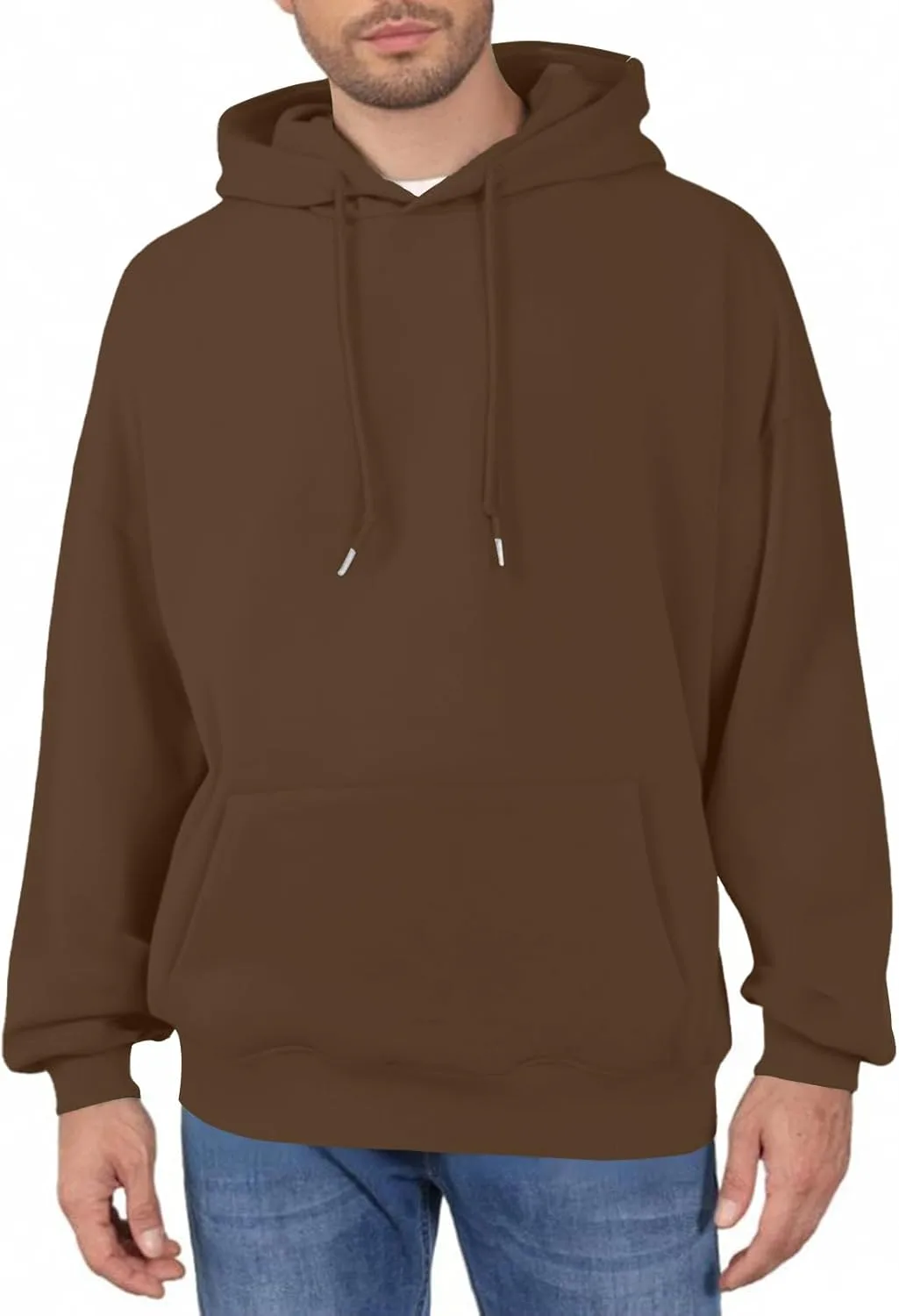 

Свитшот мужской утепленный с капюшоном и карманами