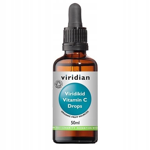

Viridian, Виридикид Витамин С для детей капли, 50мл