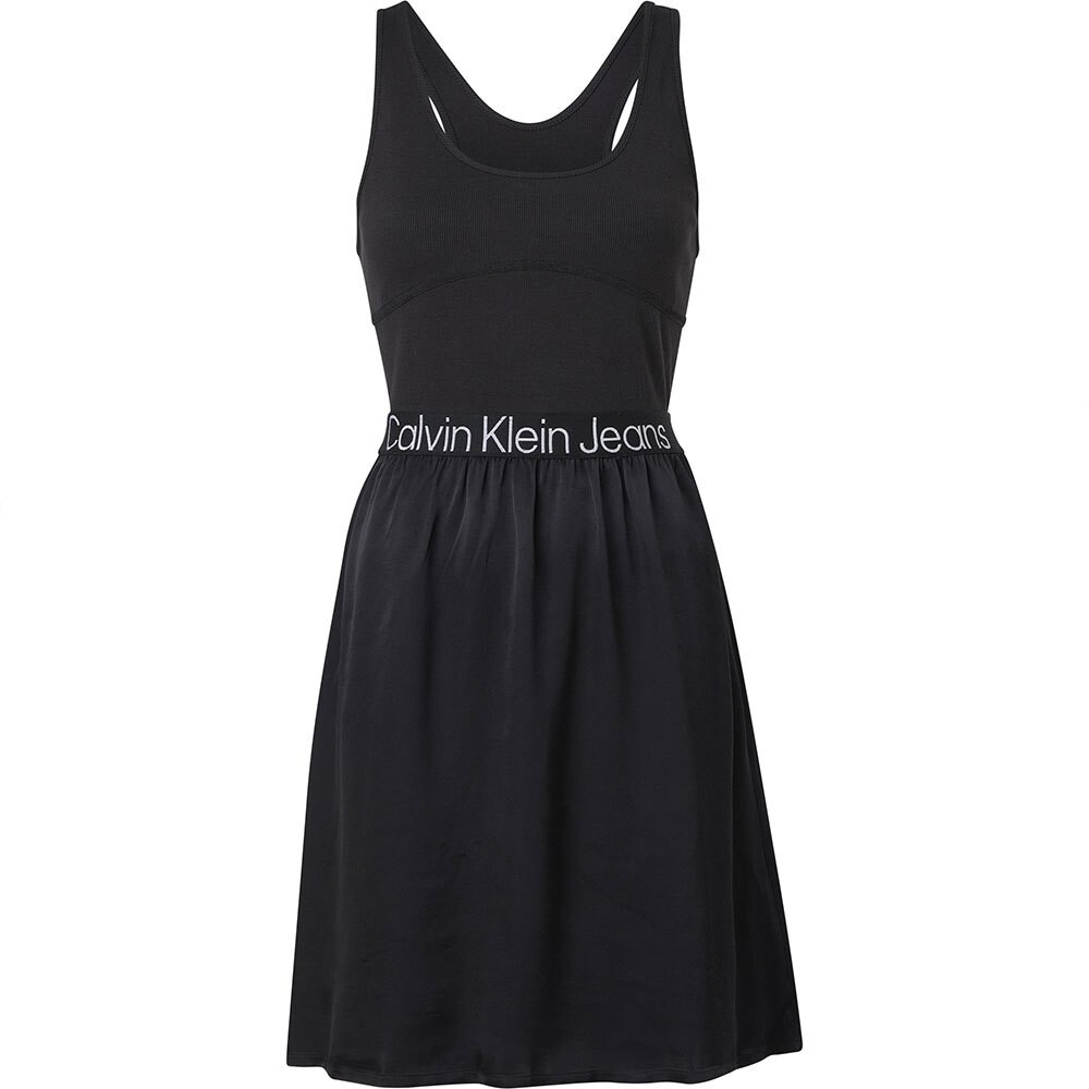 

Платье без рукавов Calvin Klein Jeans Racerback Logo, черный
