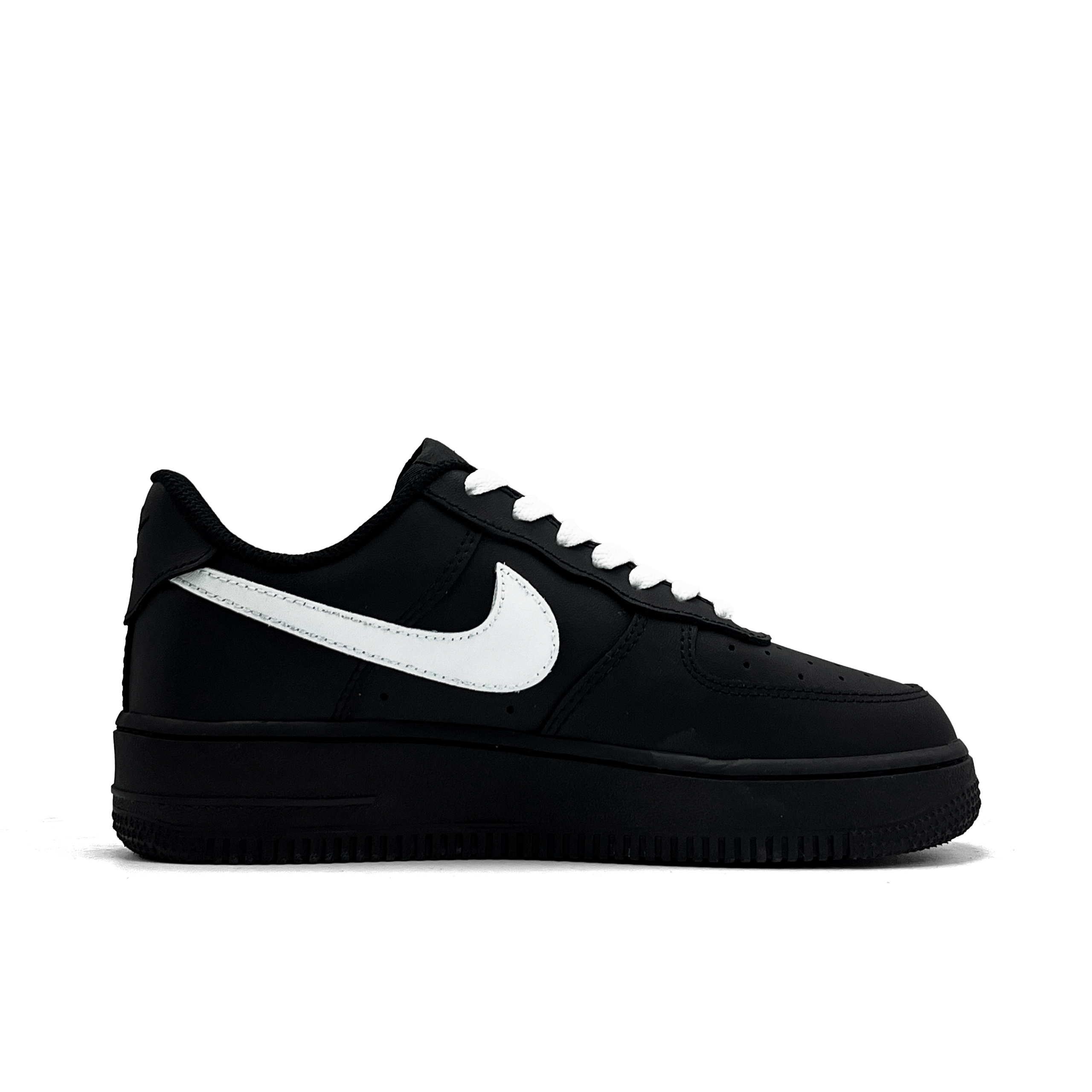 Nike Кроссовки для скейтбординга Air Force 1 Paradox Of White 2 Leather Abrasion Resistant Low top Unisex черно-белые — фото 3