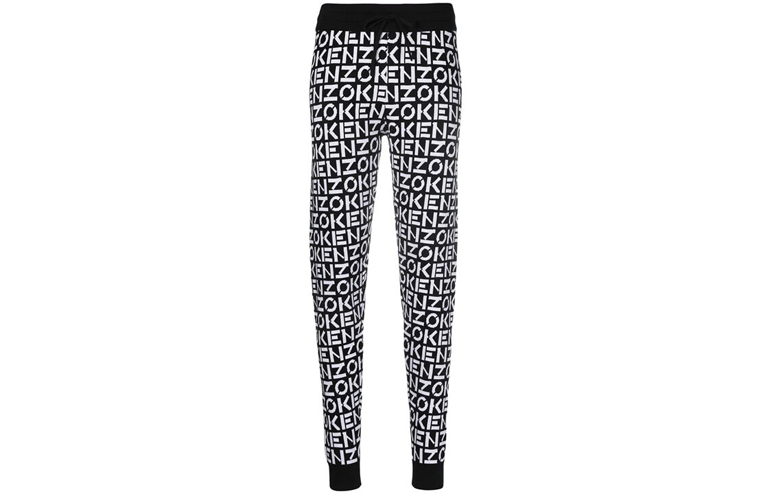

Женские брюки Kenzo, черный/белый