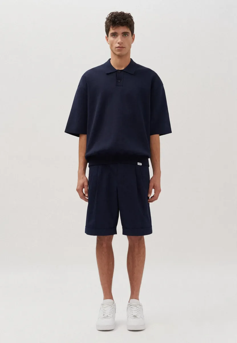 

Вязаный свитер studio seidensticker "Studio", Polo Uni, синий