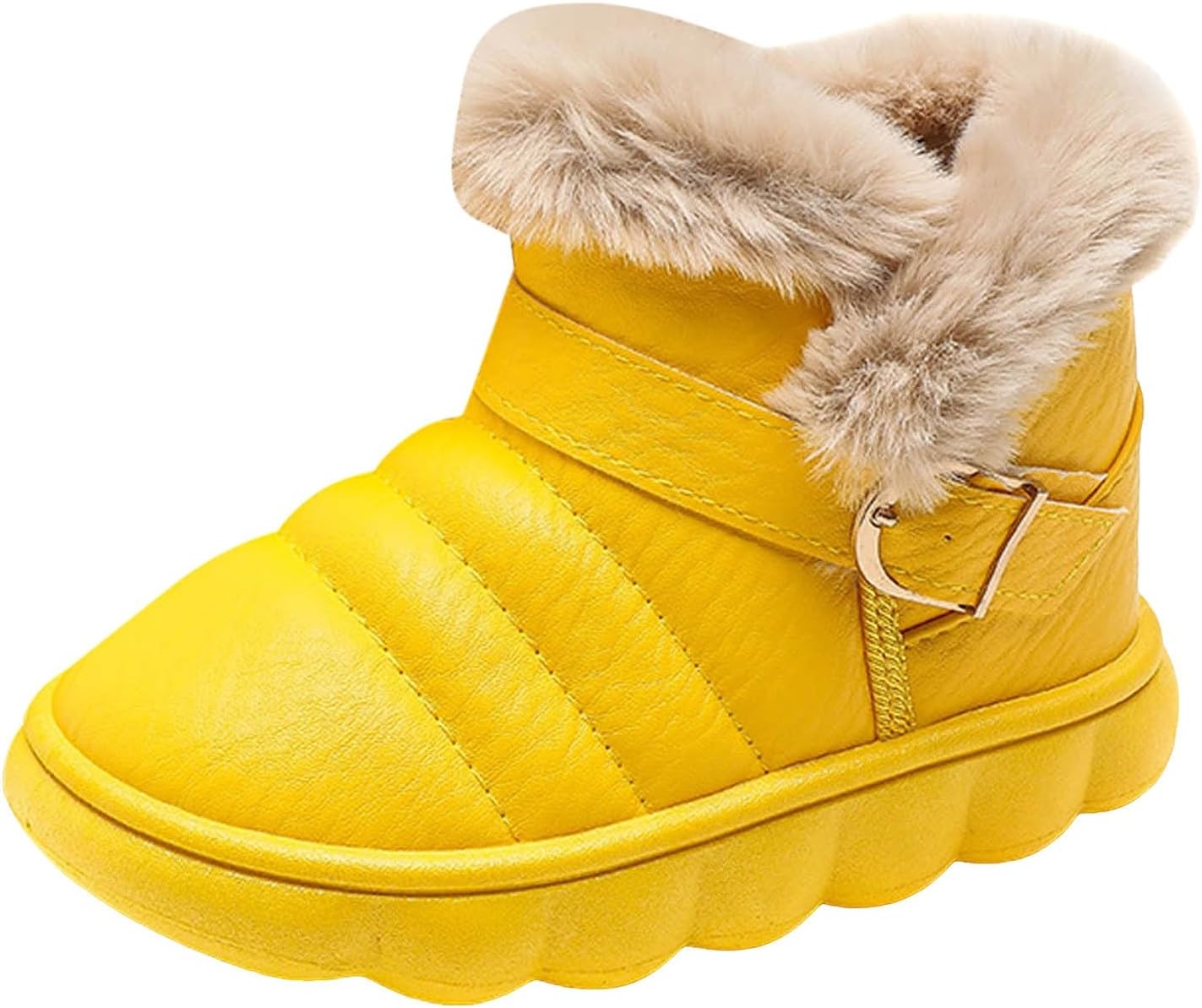 

Зимние ботинки IWIHMIV для девочек, детские ботинки для малышей, зимняя обувь для детей, ботиночки для девочек, детские ботинки на щиколотку, Q1-Yellow