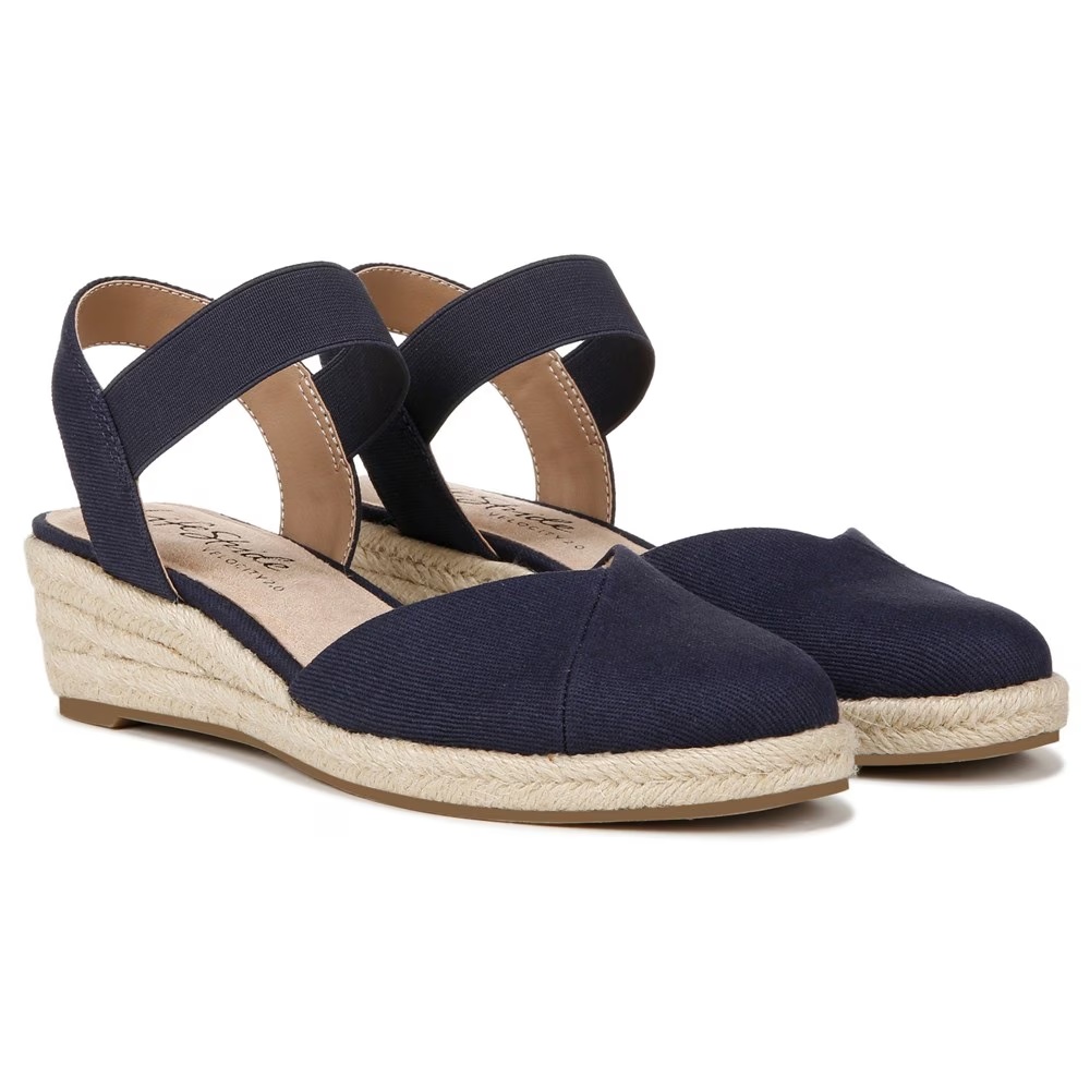 Kimmie эспадрильи на танкетке Lifestride, navy fabric