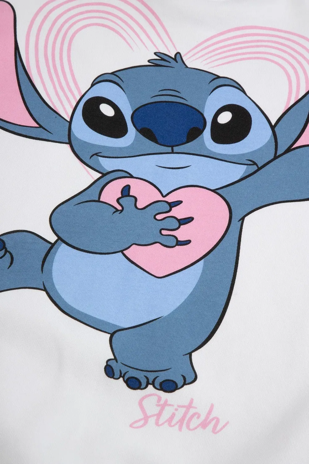 Свитшот с принтом Stitch, Coccodrillo, белый — фото 3