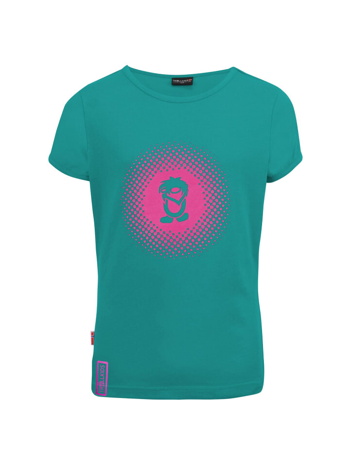 

Функциональная рубашка Trollkids Funktionsshirt Logo, цвет smaragd