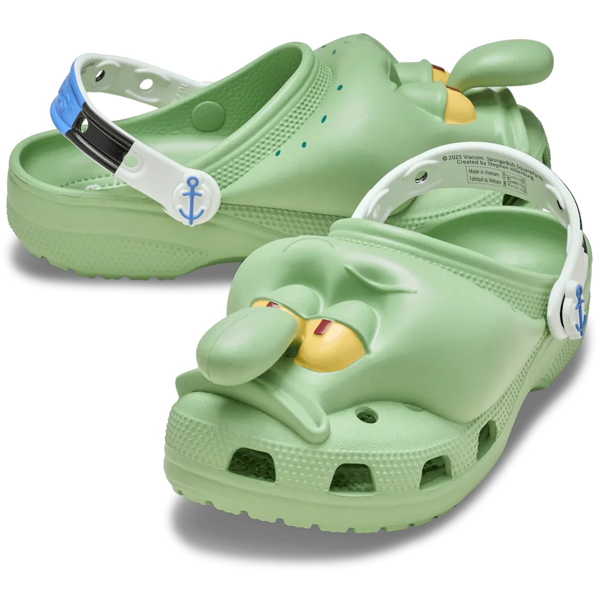Классические сабо Губки Боба и Сквидварда Crocs, Multi