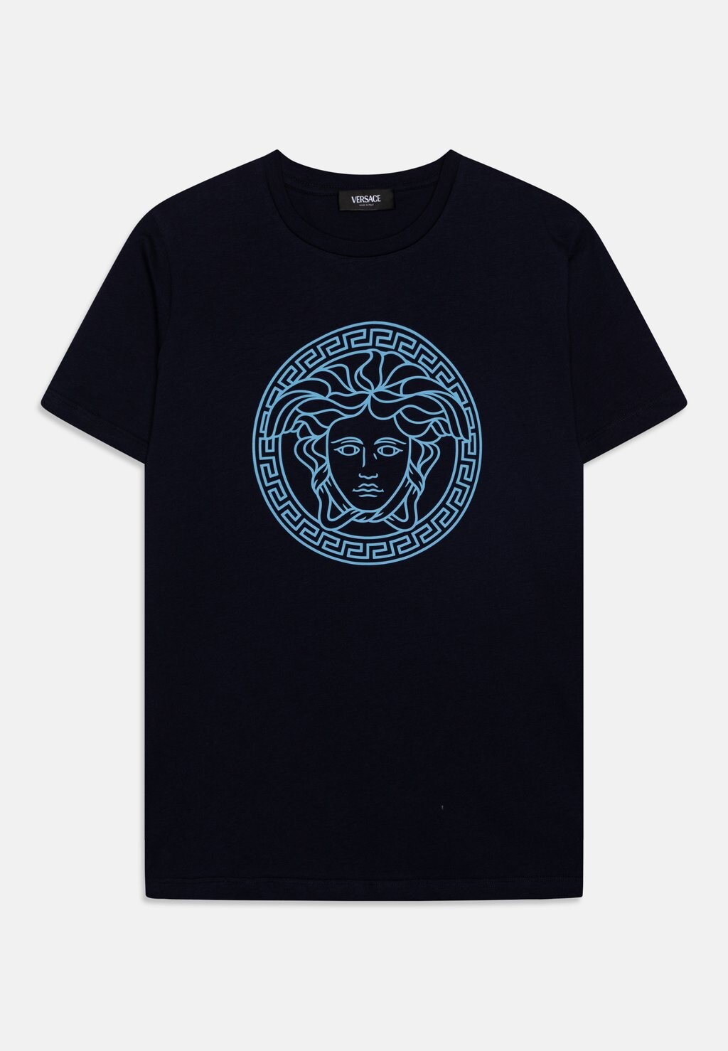 

Футболка с принтом Medusa Grca Print Unisex Versace, цвет navy/ballet blue