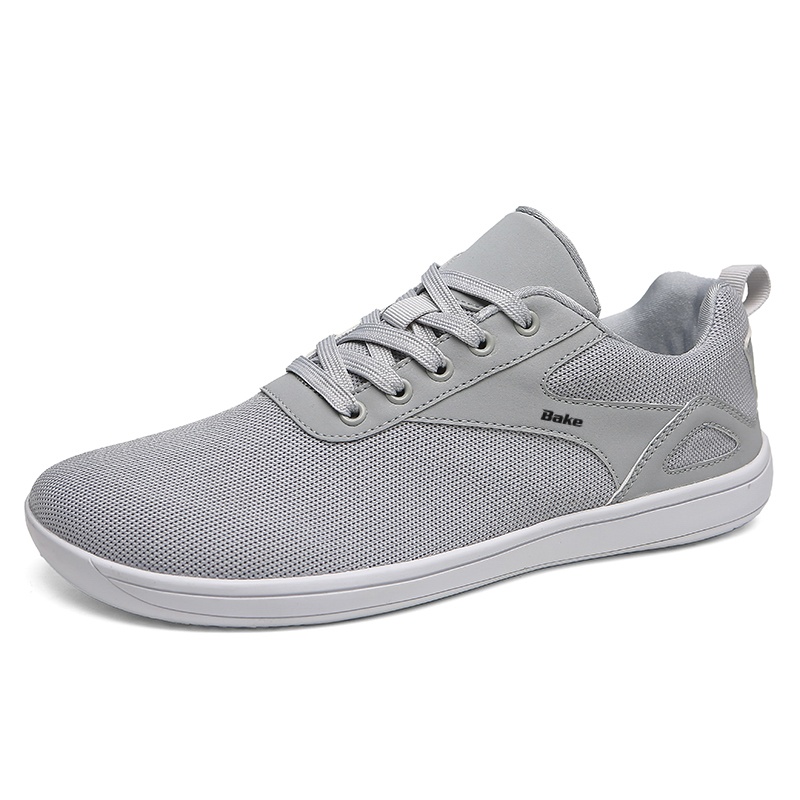 

BAKE Серые дышащие устойчивые к истиранию низкие кеды унисекс, цвет Gray