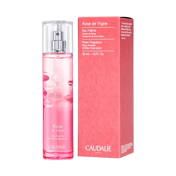 Свежая ароматная вода Rose De Vignes Caudalie, 50 ml — фото 2