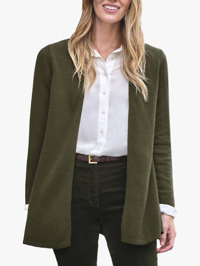 

Кардиган Pure Gassato из кашемира свободного кроя Pure Collection, Deep Khaki