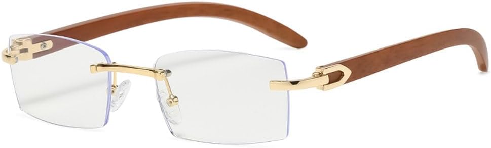 

Популярные прямоугольные солнцезащитные очки для женщин и мужчин, модные безободковые солнцезащитные очки, подходящие для путешествий и фотосъемки, защита от ультрафиолета UV400 HHZZYVY, Gold Transparent