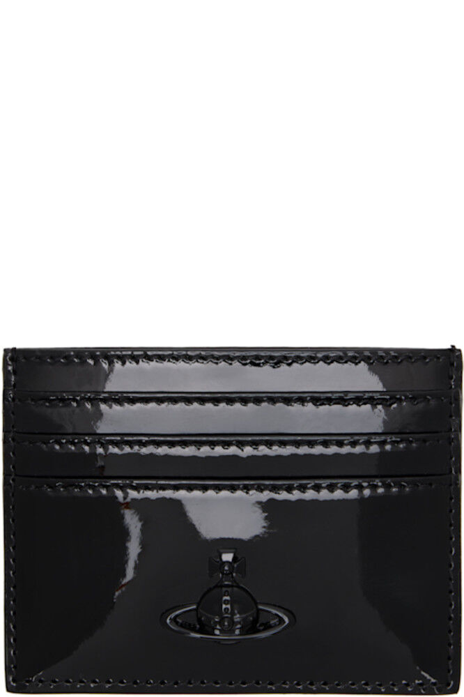 

Черный плоский держатель для карт Vivienne Westwood