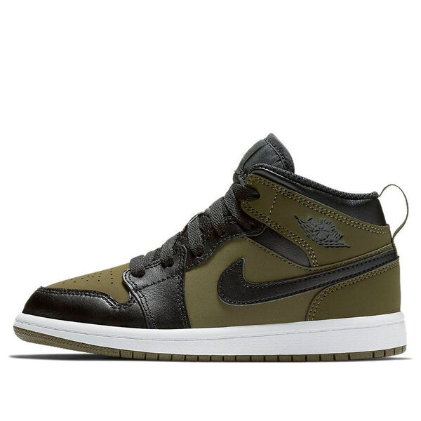 

Кроссовки 1 средние Air Jordan, зеленый