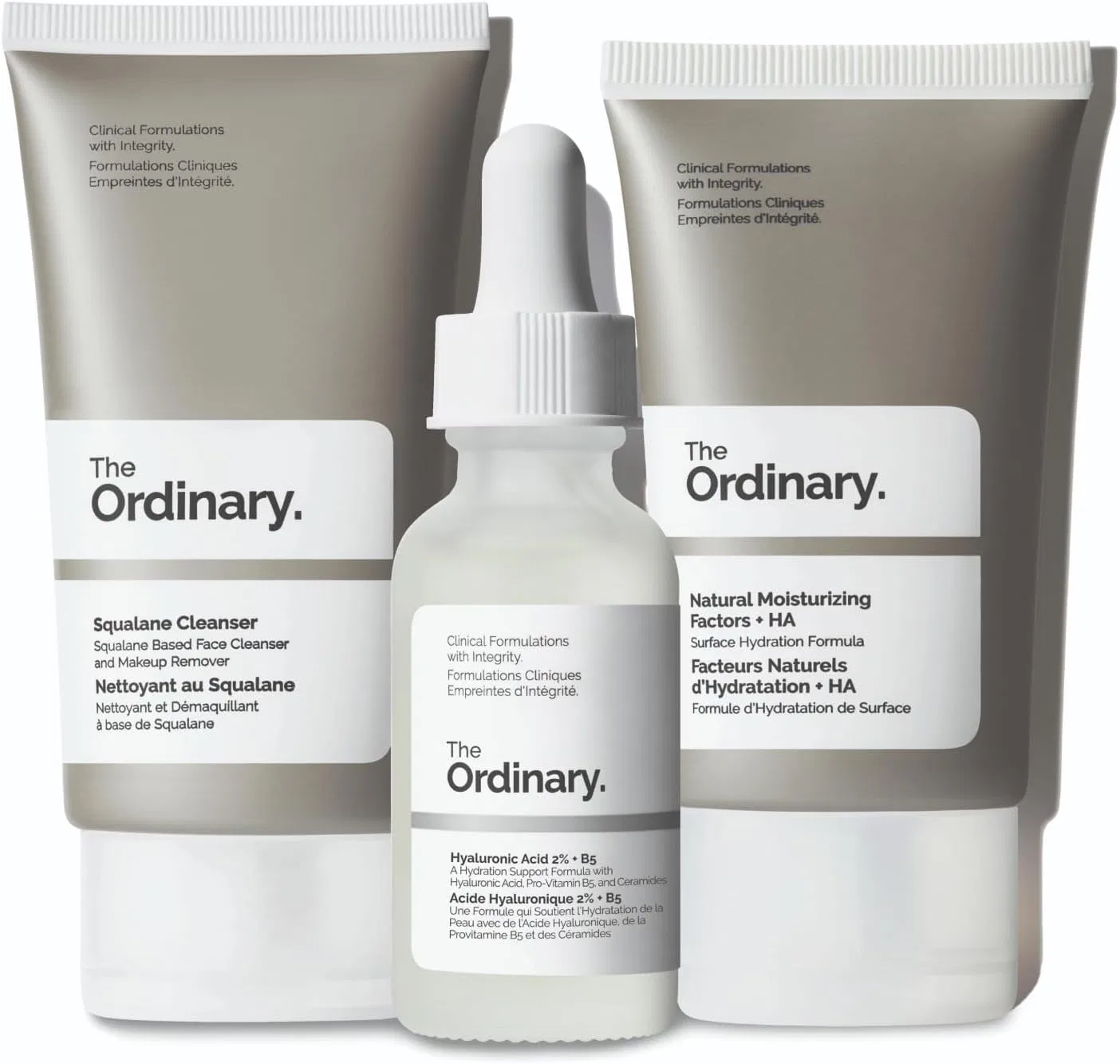 Набор для лица The Ordinary Daily Set с гиалуроновой кислотой и сывороткой HA2 + B5, пробный набор