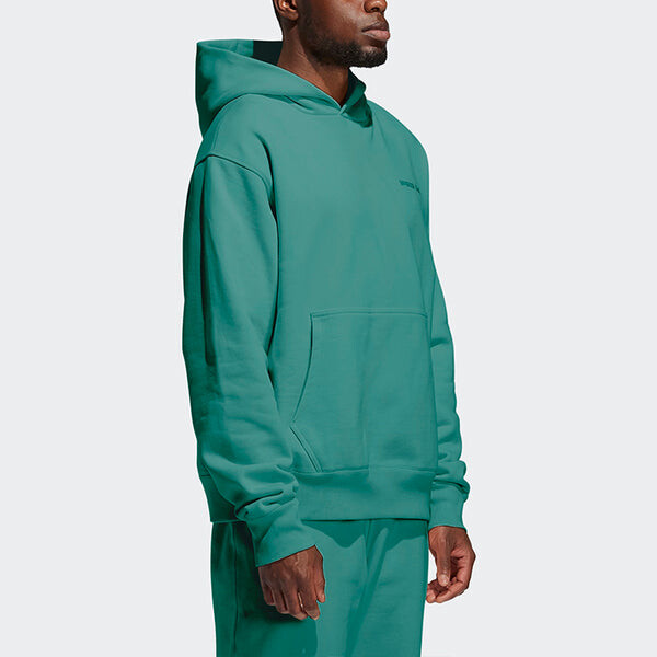 Толстовка adidas originals Pharrell Williams Basics Green, зеленый — фото 3