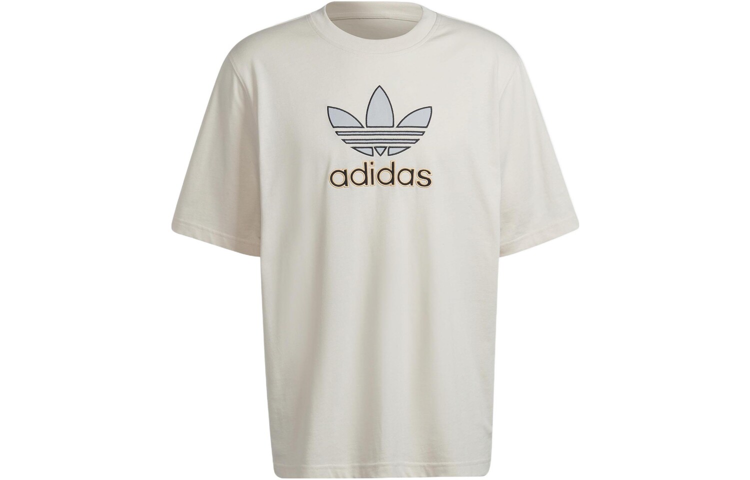 

Футболка мужская светло-коричневая Adidas Originals, коричневый