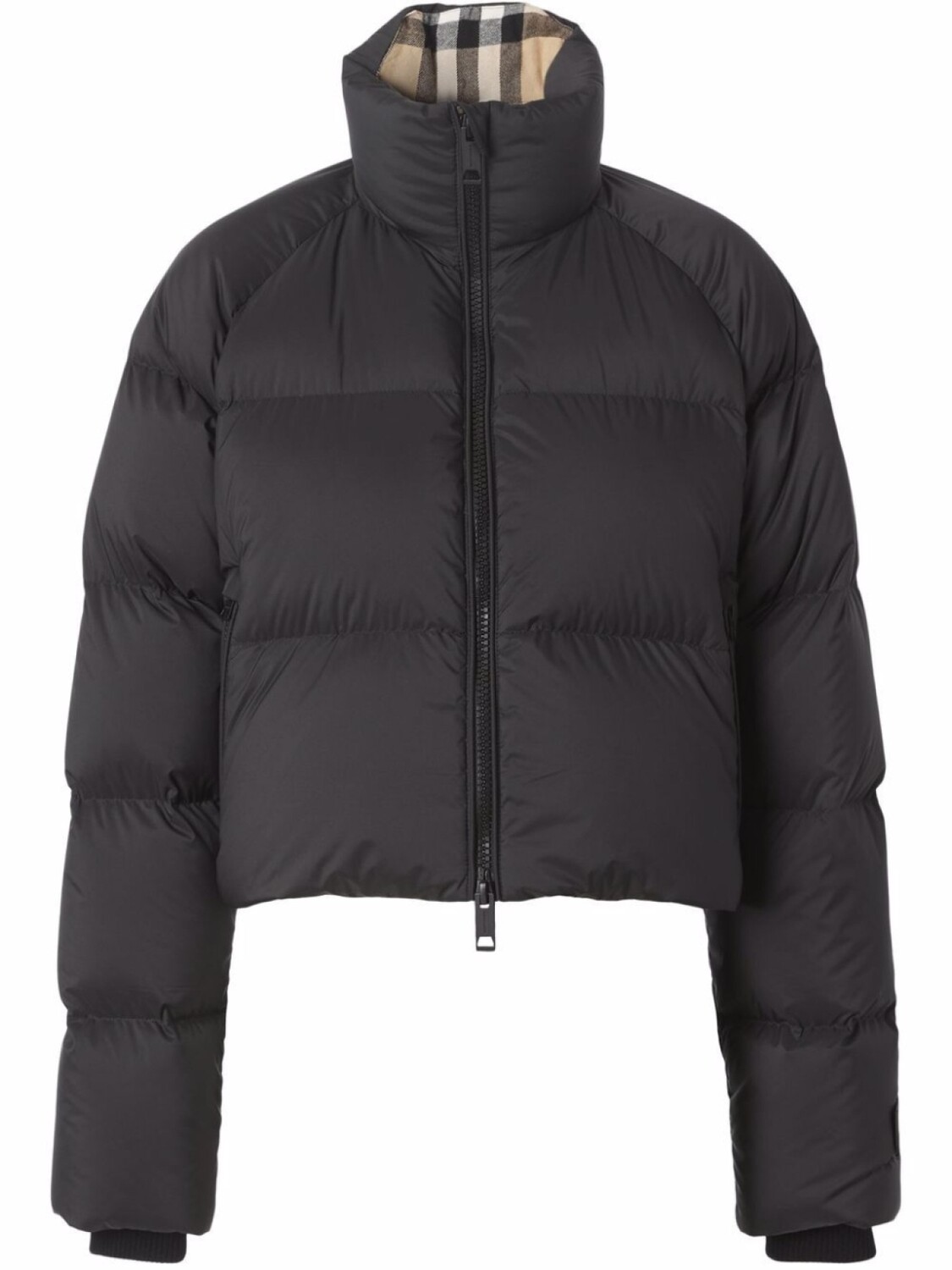 

Burberry укороченный пуховик, черный