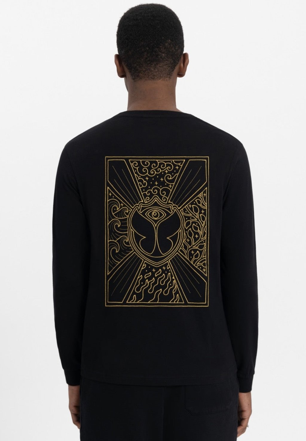 

Лонгслив UNITY FLAG BACK Tomorrowland Store, черный