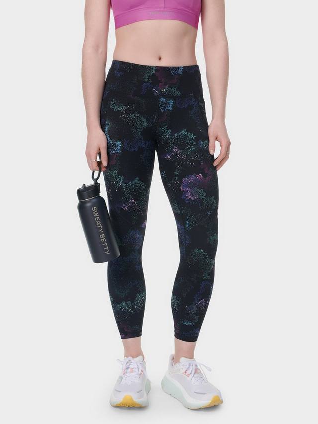 

Леггинсы для тренировок power 7/8 Sweaty Betty, цвет Black Canopy Print