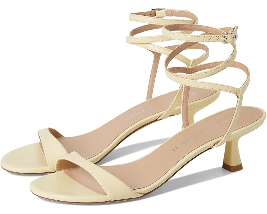 Туфли Stuart Weitzman Nudist Wrap 50, цвет Lemon Chiffon
