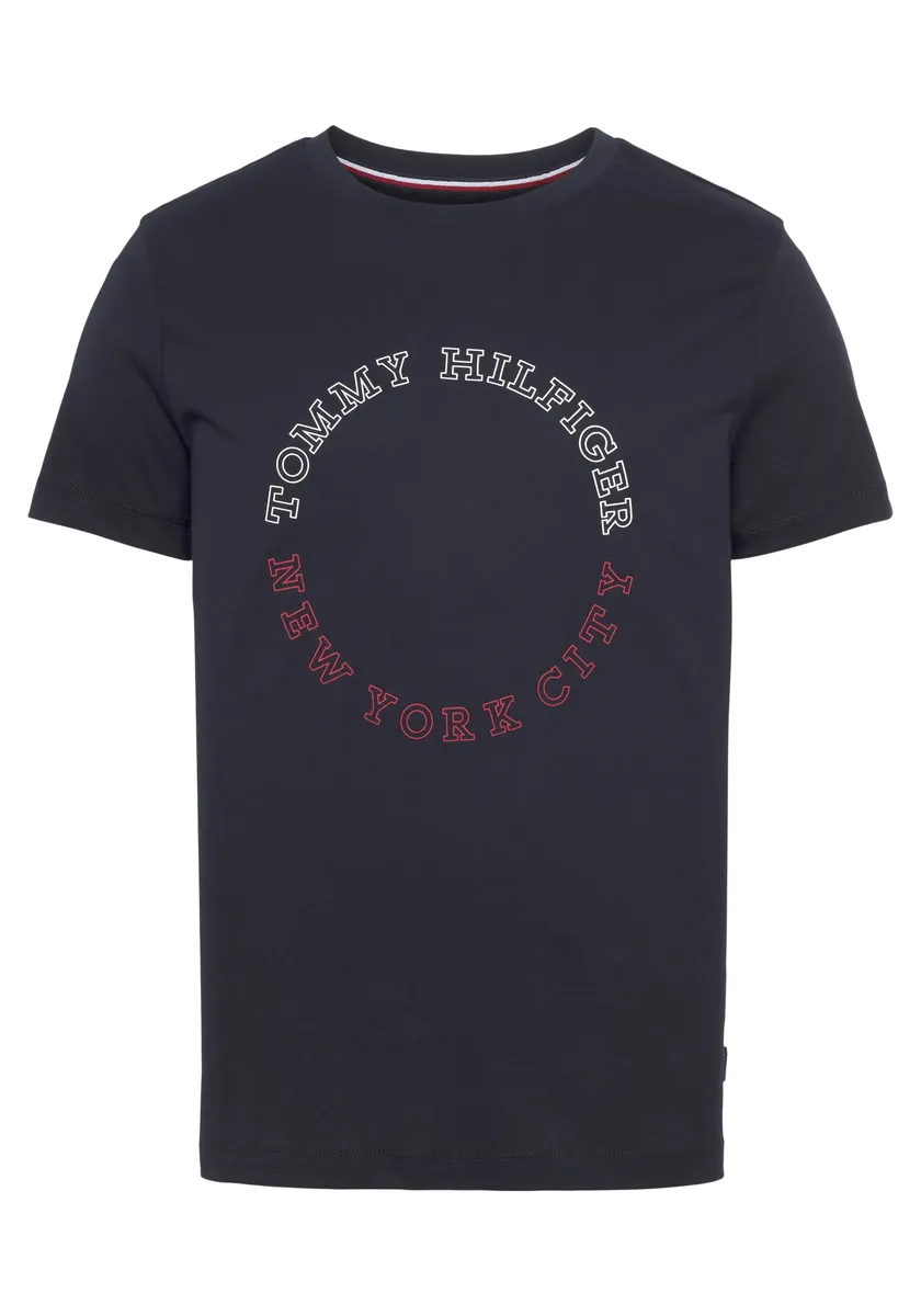 

Футболка Tommy Hilfiger "MONOTYPE ROUNDLE TEE", цвет Des.Sky