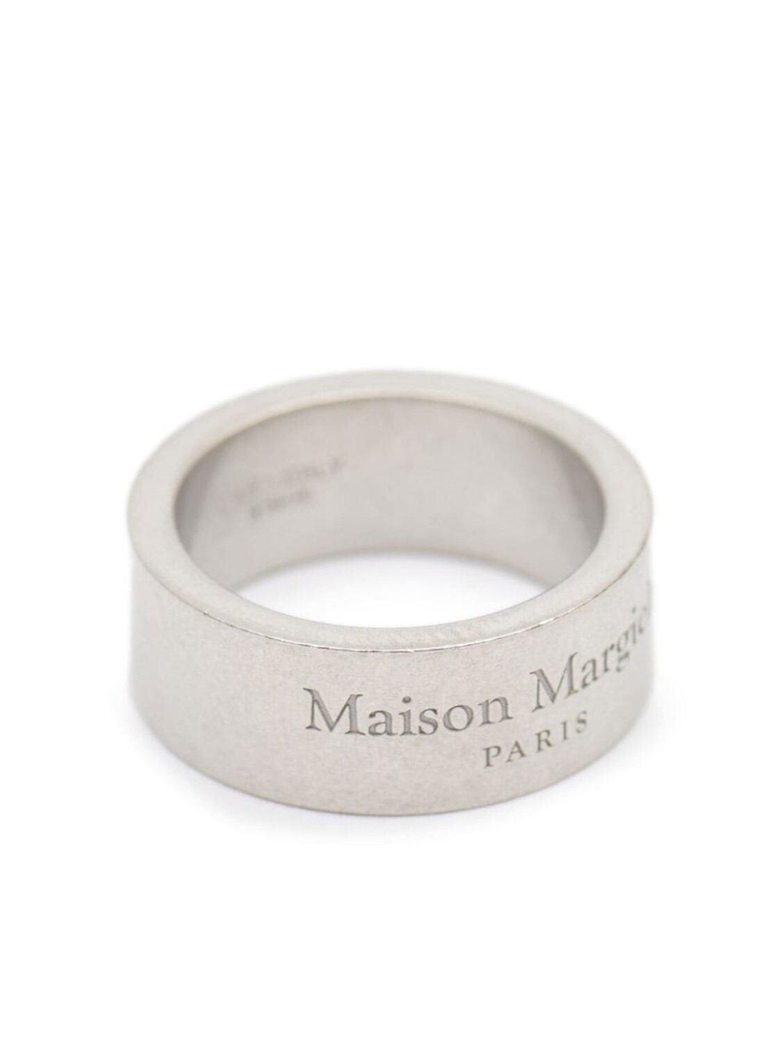 

Кольцо с логотипом Maison Margiela, серебряный