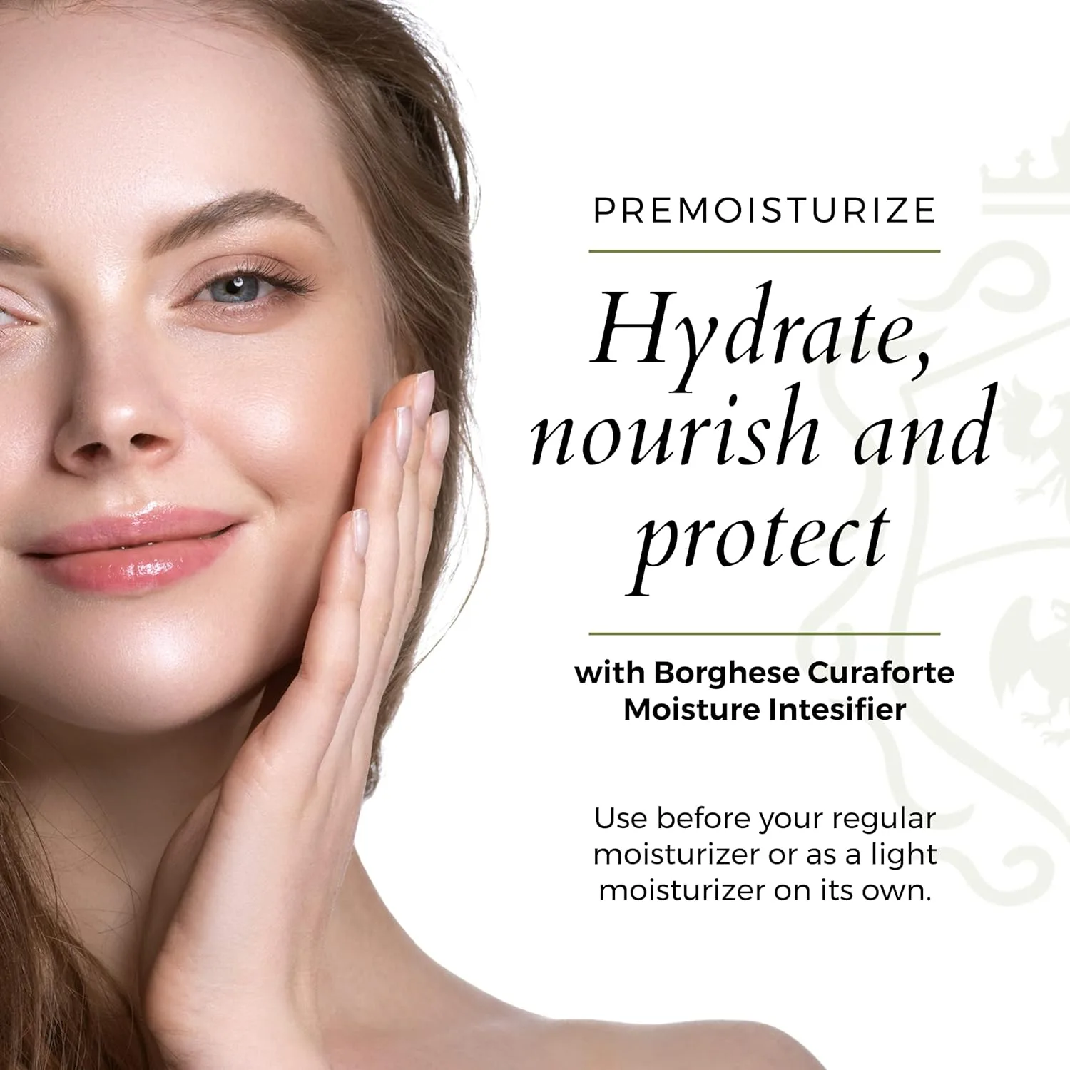 Набор для глубокого увлажнения Borghese: увлажняющий крем Curaforte Moisture Intensifier и увлажняющий крем Crema Ristorativo-24., Olive — фото 4