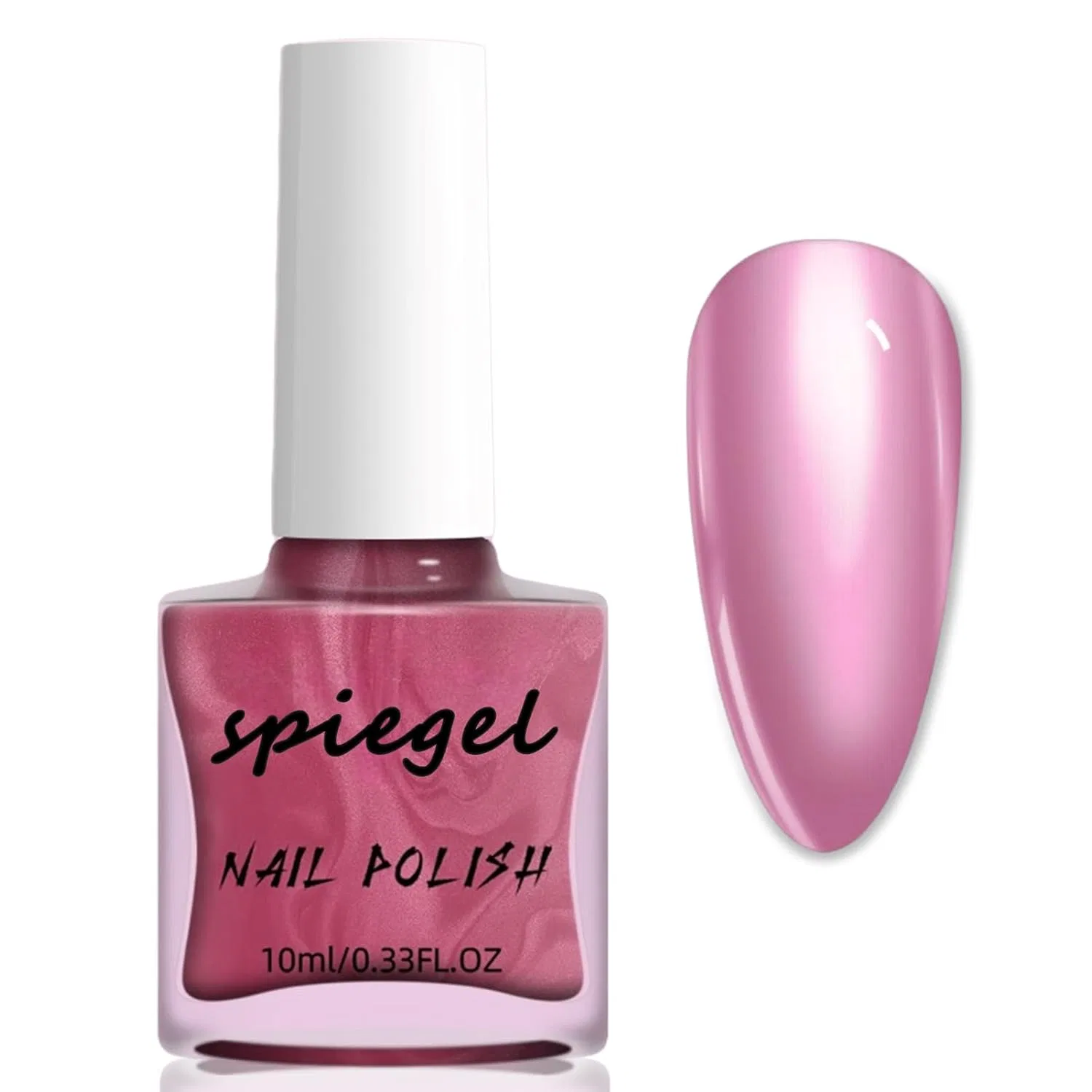 Хромированный лак для ногтей с зеркальным эффектом (розовый, 10 мл) Virellay, Pink
