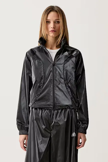 Куртка короткая F50 TRACKTOP Adidas Originals, серебряный