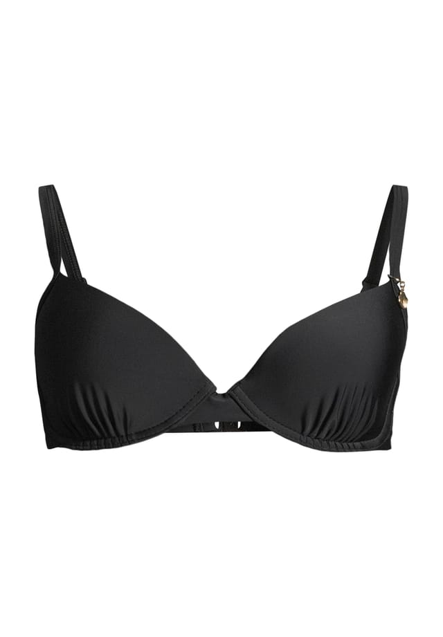 

Верх бикини Мария с оборками на косточках Manguun, черный