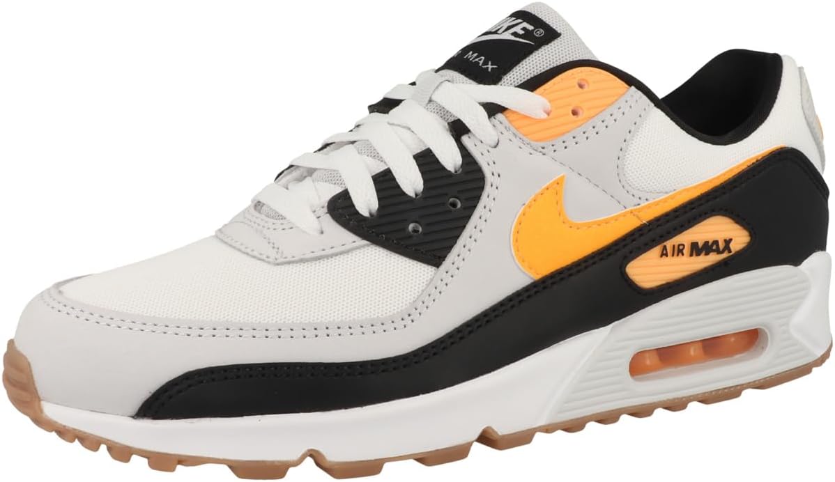 Nike Мужские кроссовки Air Max, Grey White Black Yellow — фото 4
