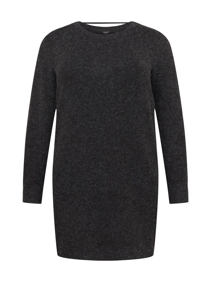 

Вязаное платье Vero Moda Curve Knitted dress Doffy, пятнистый черный
