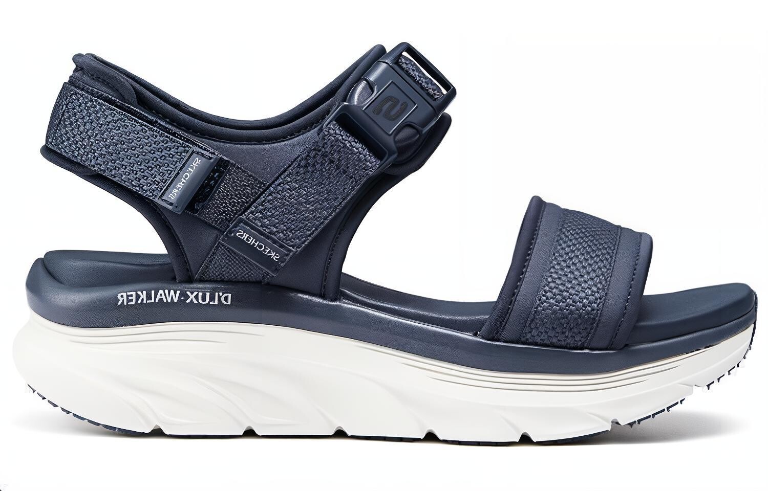 Пляжные сандалии женские темно-синие Skechers — фото 2