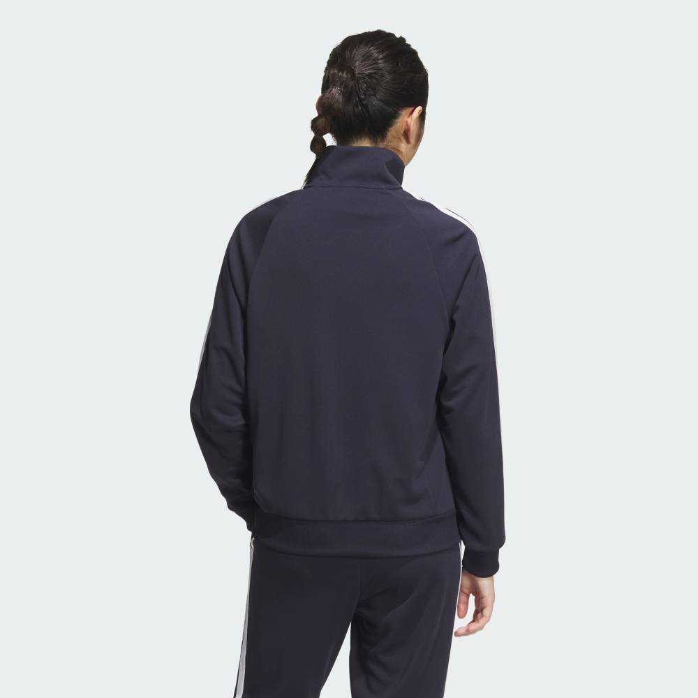 Спортивная футболка с тремя полосками, свободного кроя, двойной вязки. Adidas, blue — фото 2