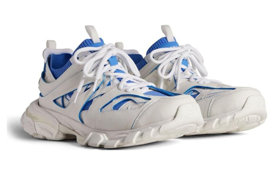 Мужские кроссовки Lifestyle с низким верхом, синий/белый Balenciaga — фото 3