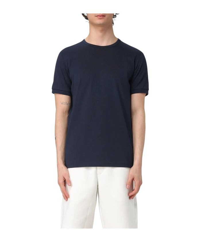 

Футболка с короткими рукавами и круглым вырезом Sun68, синий