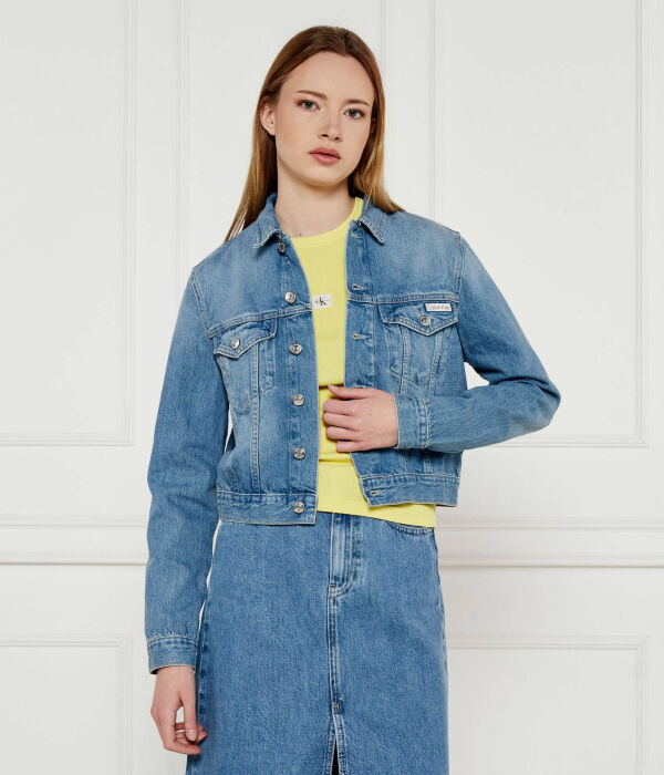 

Джинсовая куртка 90-х Cropped fit Calvin Klein Jeans, синий