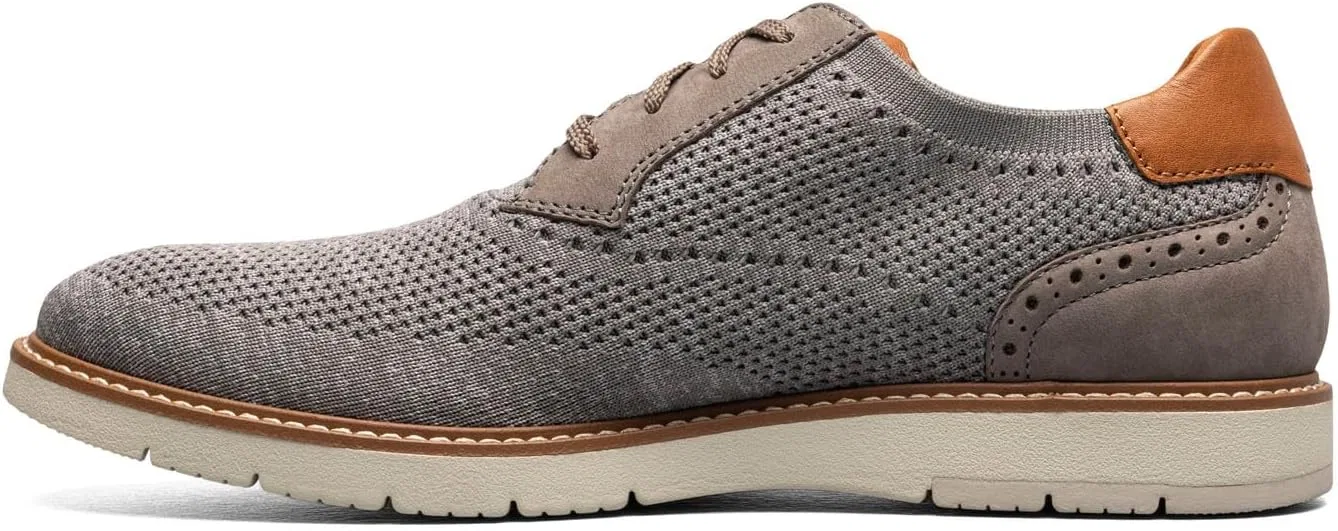 Мужские оксфорды Florsheim Vibe Knit Plain Toe, Gray — фото 4
