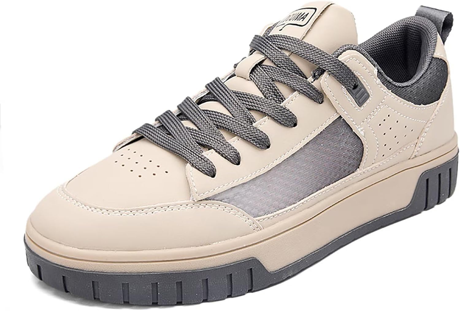 

Мужские скейт-шузи, повседневные модные кроссовки с дышащим верхом из сетки и противоскользящей резиновой подошвой Terbofin, серый