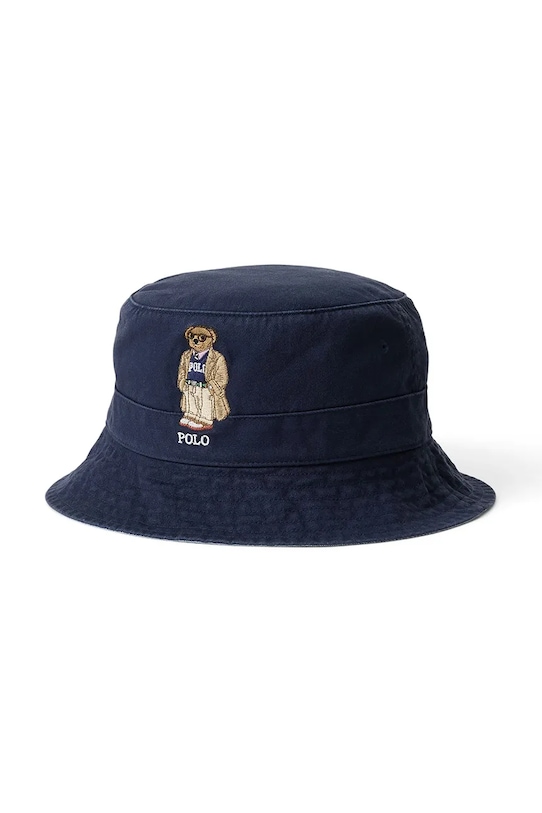 

Хлопковая шляпа Loft Bucket Polo Ralph Lauren, темно-синий
