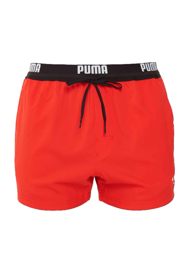 

Шорты для плавания с логотипом на поясе Puma, красный
