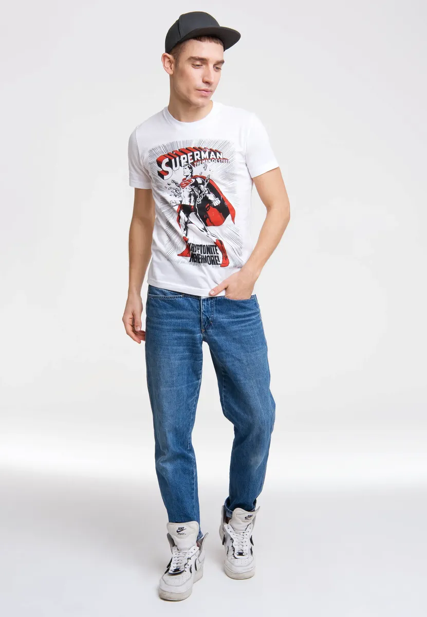 

Футболка Logoshirt "SUPERMAN KRYPTONITE", с крутым принтом спереди, цвет Bunt