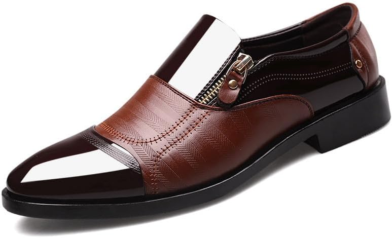 

Мужские кожаные туфли оксфорды Swzec, коричневый