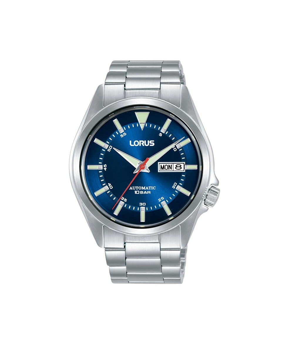 

Мужские часы Sport man RL419BX9 с автоматическим стальным и серебряным ремешком Lorus, серебро