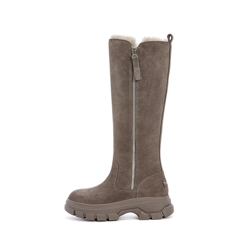 ST&SAT Высокие сапоги женские хаки, цвет Khaki